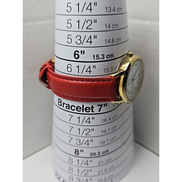 Womens Timex Easy Reader Indiglo Gold Tone 30mm Quartz Watch New Battery WR 30M - Picture 8 of 14